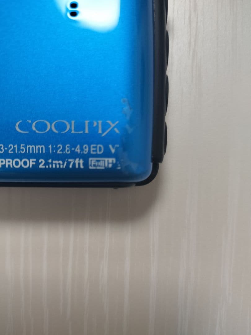 デジタルカメラ・NIKON・Coolpix・AW130・ブルー・防水・耐衝撃