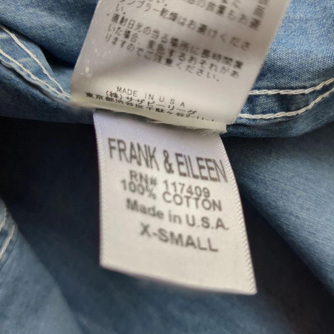 フランクアンドアイリーン ロンハーマン 長袖シャツ コットン ビンテージ加工