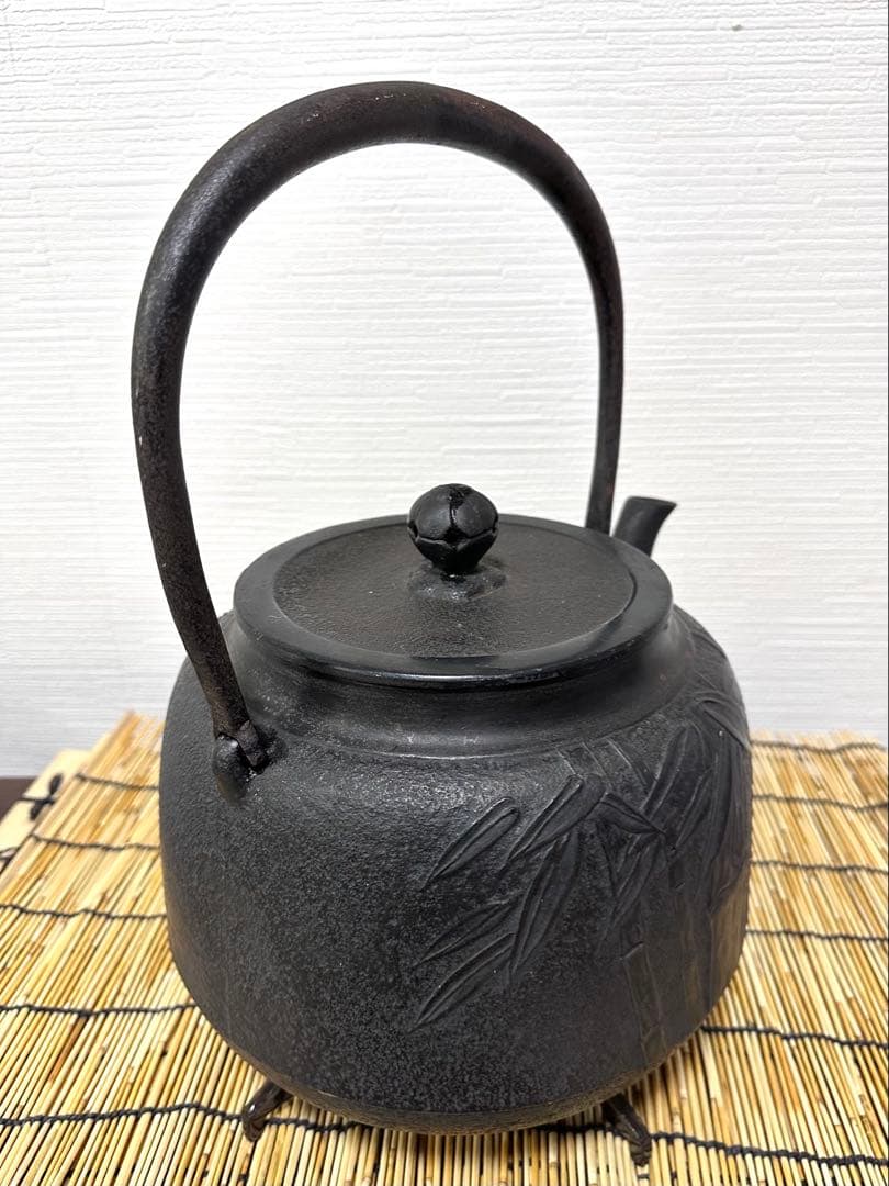 未使用、長期保管品 南部三厳堂 ５０型 巨大鉄瓶　南部鉄瓶　南部鉄器　鉄瓶