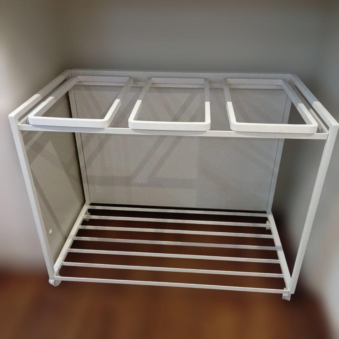 ダストボックス　ゴミ箱　山崎実業　白　tower