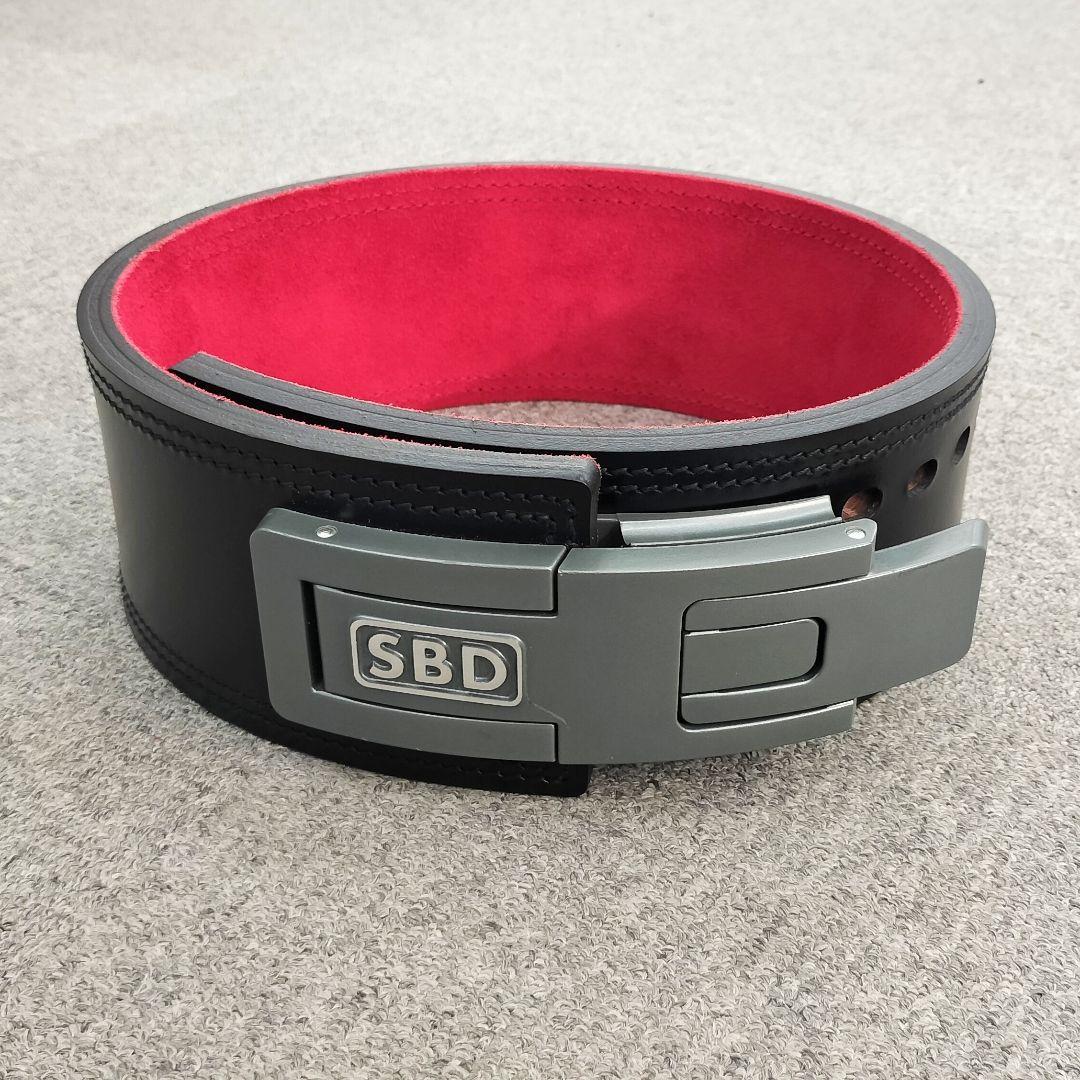 SBD パワーベルト 13mm Mサイズ 黒/赤