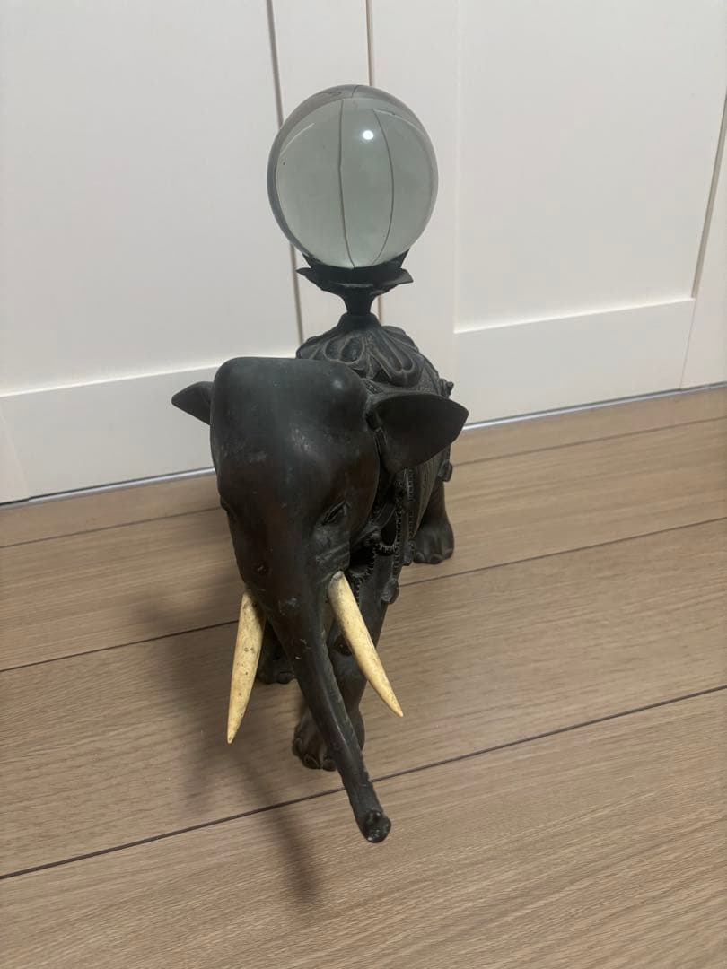 置物 金属工芸 彫刻 象