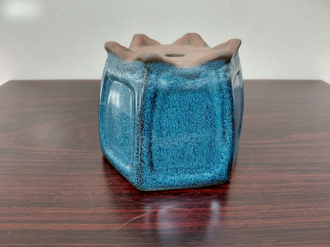 海鼠釉 鉢 盆栽鉢 詳細不明