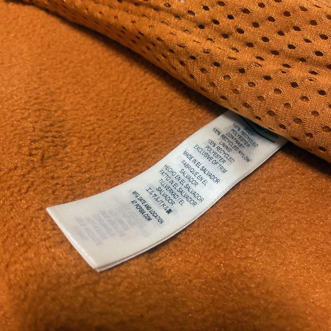 当日発送フォロー割FA24 patagonia フリースベスト XL オレンジ