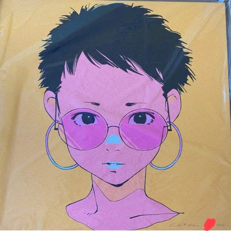 大迫力　古塔　つみ 　コトウ　ツミ　キャンバス　GIRLS FACE　ことうつみ