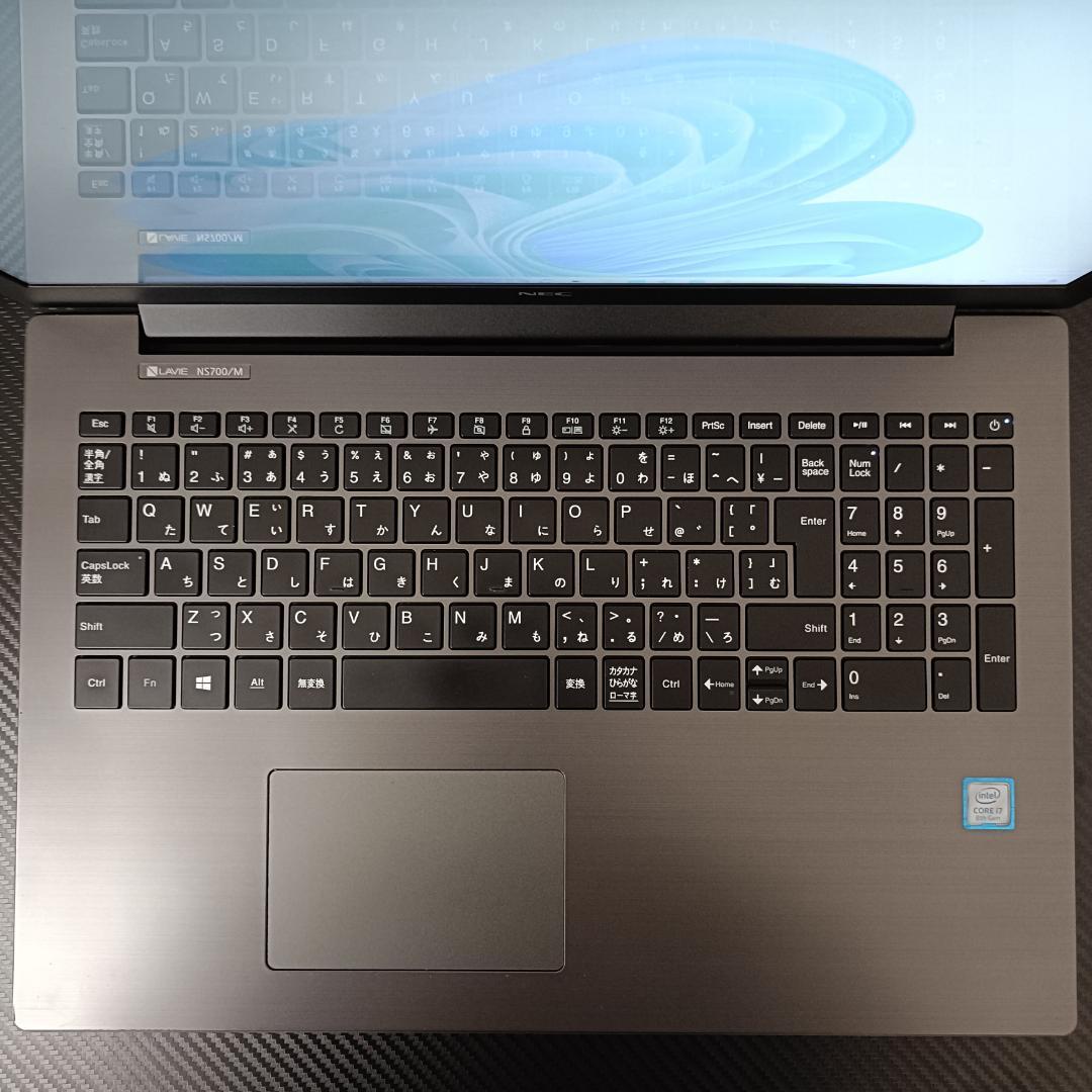NEC ノートPC 8世代 i7 Windows11 SSD メモリ8GB 美品
