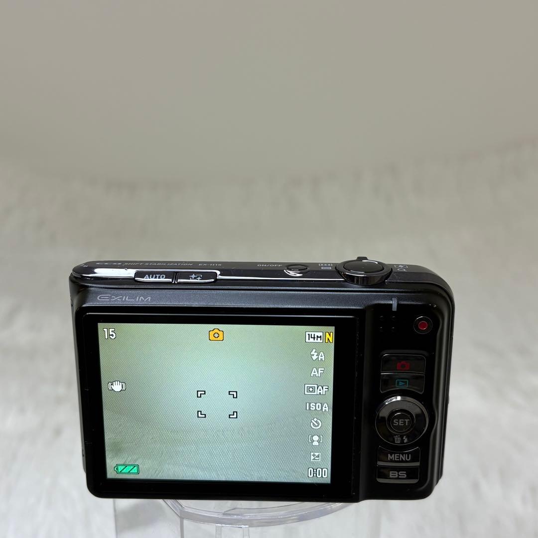 CASIO エクシリム　EX-H15 充電器　ブラック コンデジ　動作品