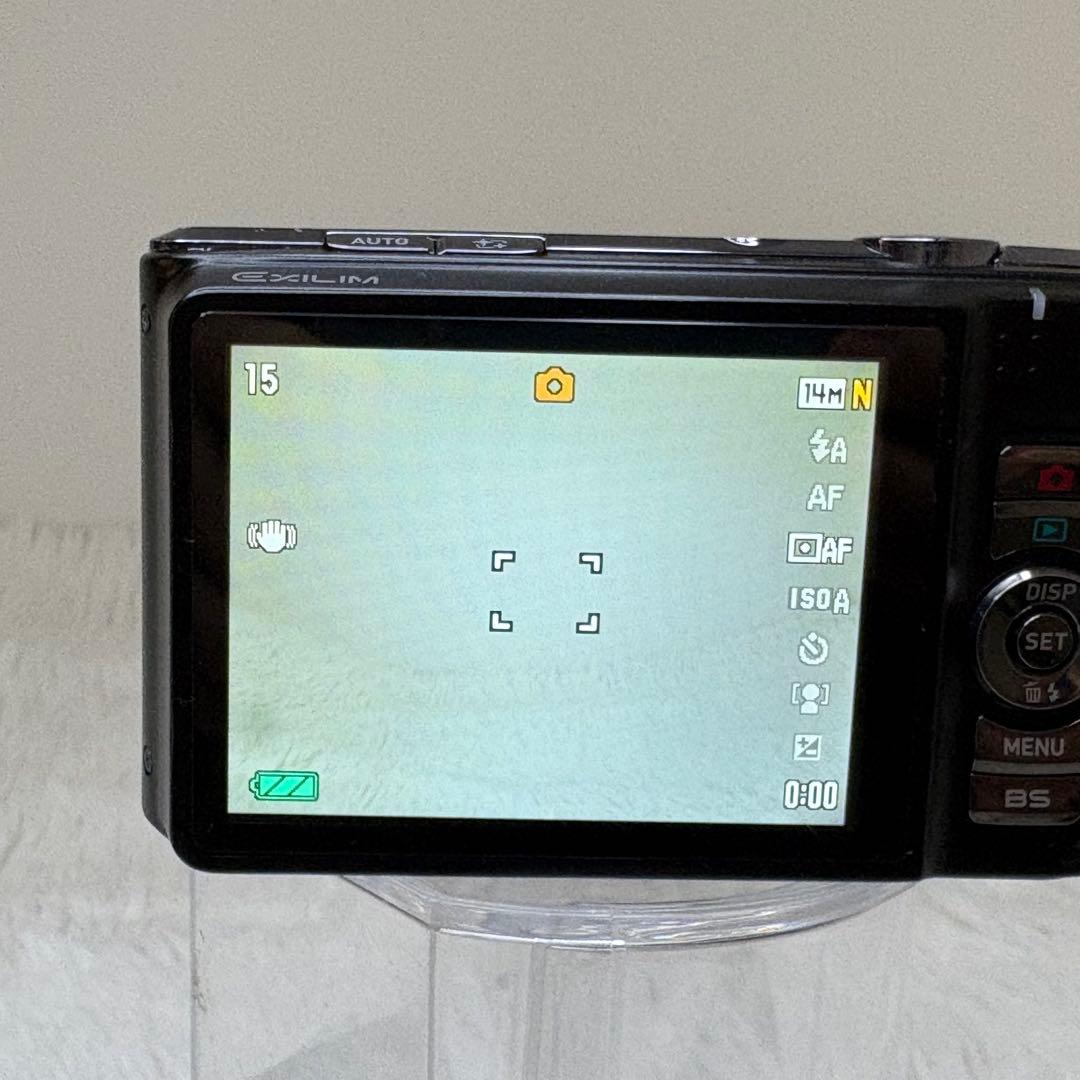 CASIO エクシリム　EX-H15 充電器　ブラック コンデジ　動作品