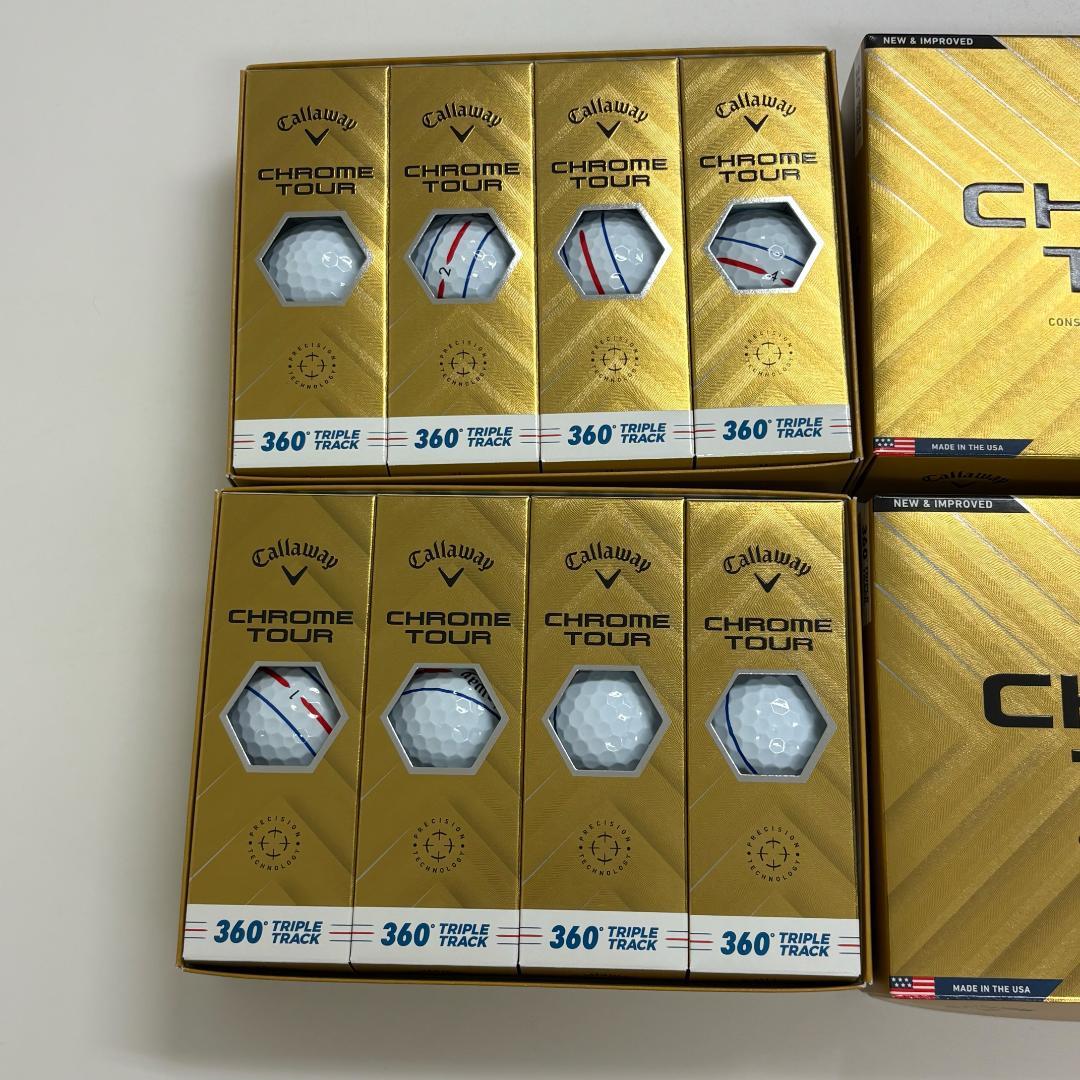キャロウェイ クロムツアー 360° トリプルトラック ボール 2ダース