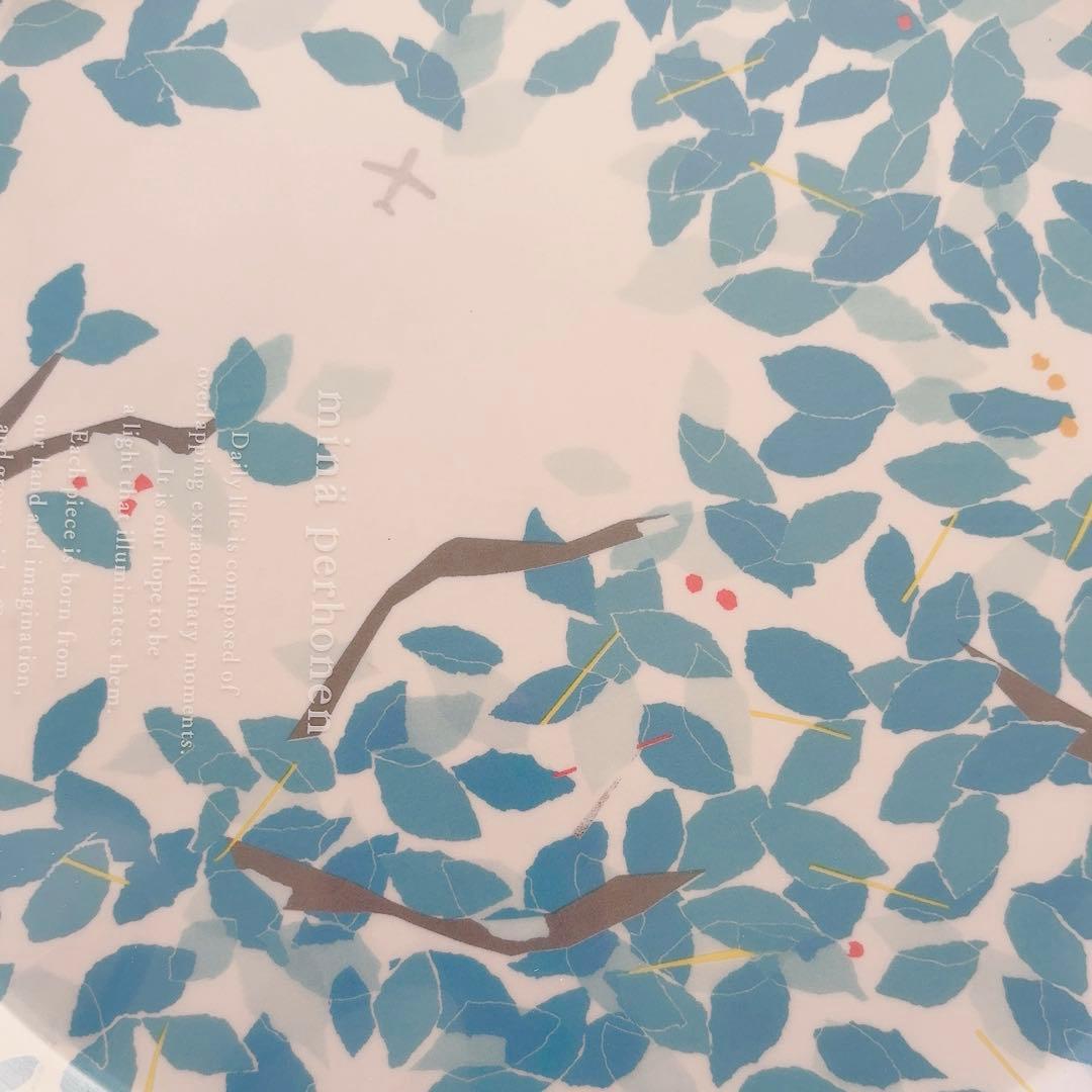 《完売品》ミナペルホネン トレイ Round type nap blue 新品