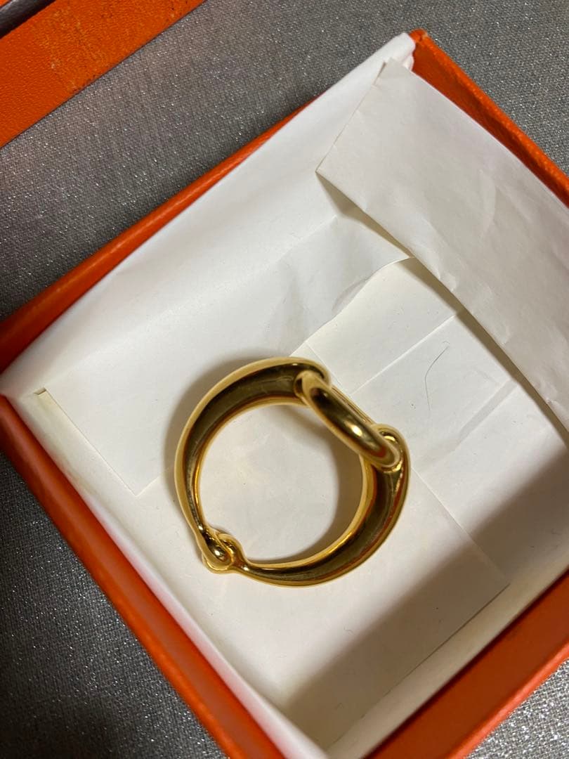 エルメス HERMES シェーヌダンクル ルガテ スカーフリング