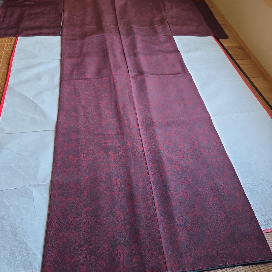 人間国宝　南部芳松　瓢箪に駒柄　草木染の伊勢型小紋