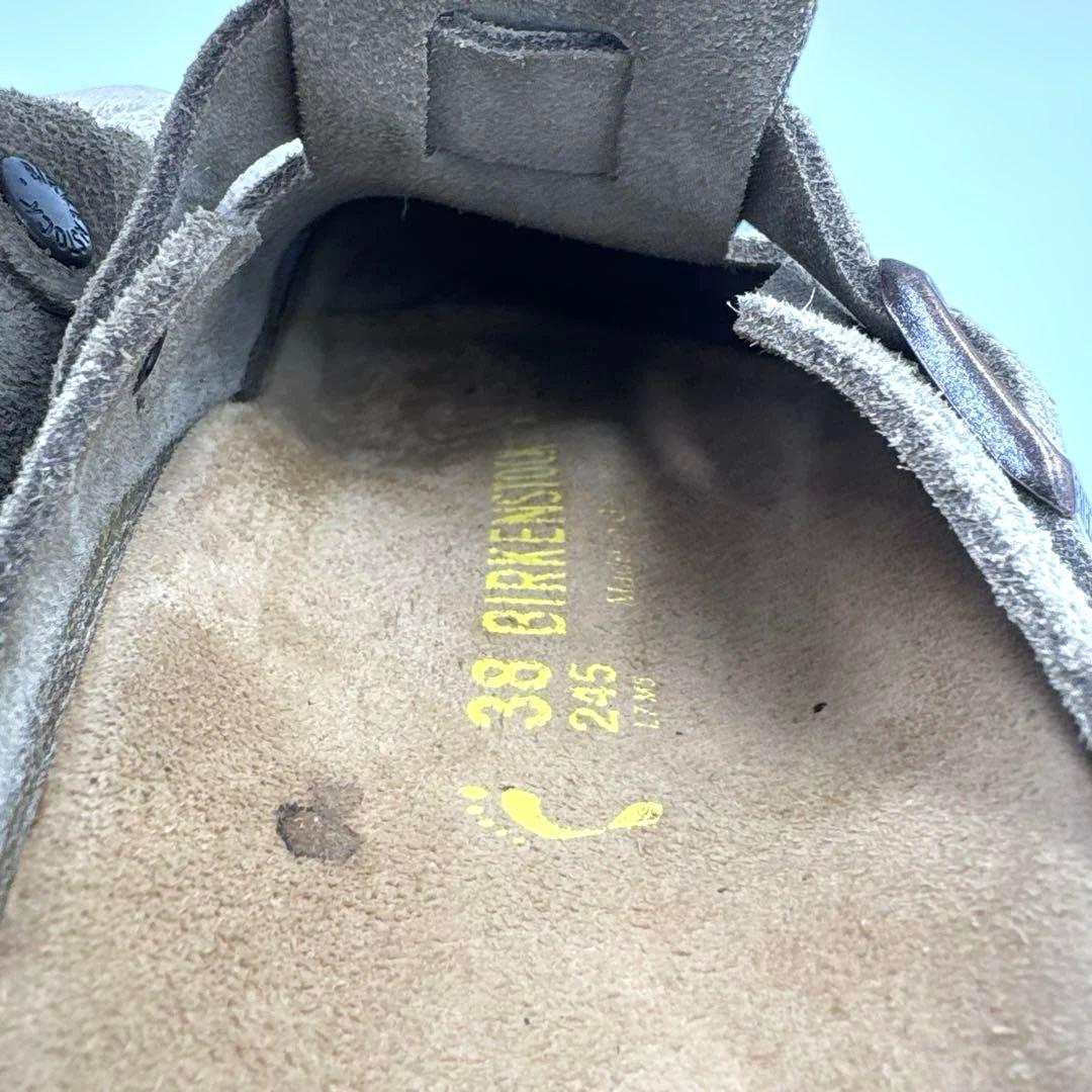 ビルケンシュトック ボストン サンダル【38】24.5ベージュ ナロー トープ