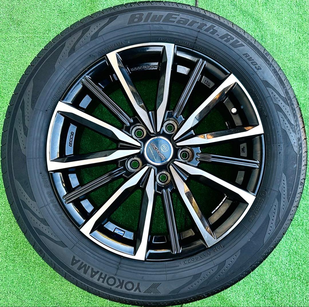 16x6.5J 114.3 205/60R16 4本 ノア ヴォクシー 等