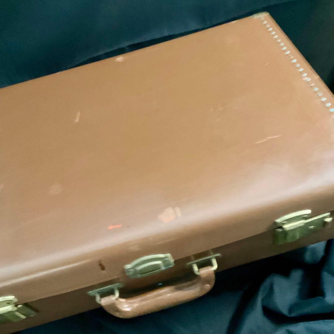 アンティーク 革製 トランク カバン 東京 古道具 ブラウン