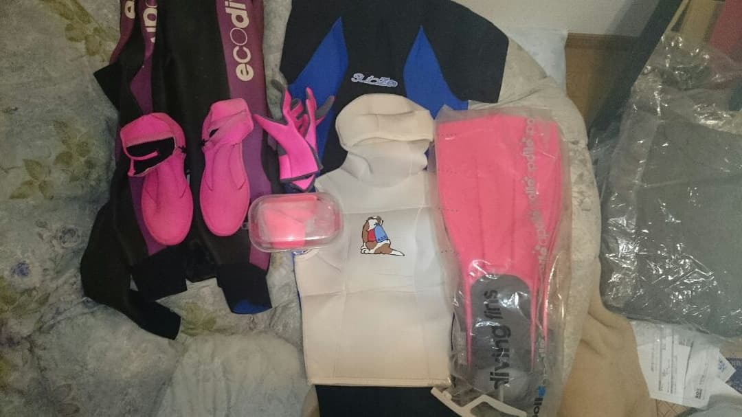 ウェットスーツ ダイビング道具一式