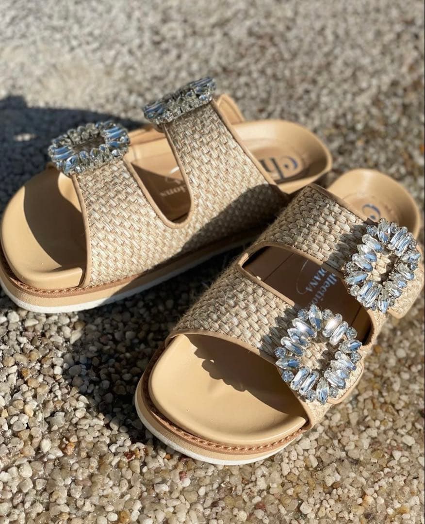 まる　chay collection by DIANA サンダル　ベージュ