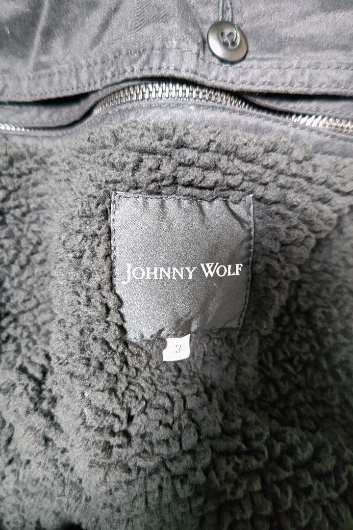 JOHNNY WOLF ブラック モッズコート M