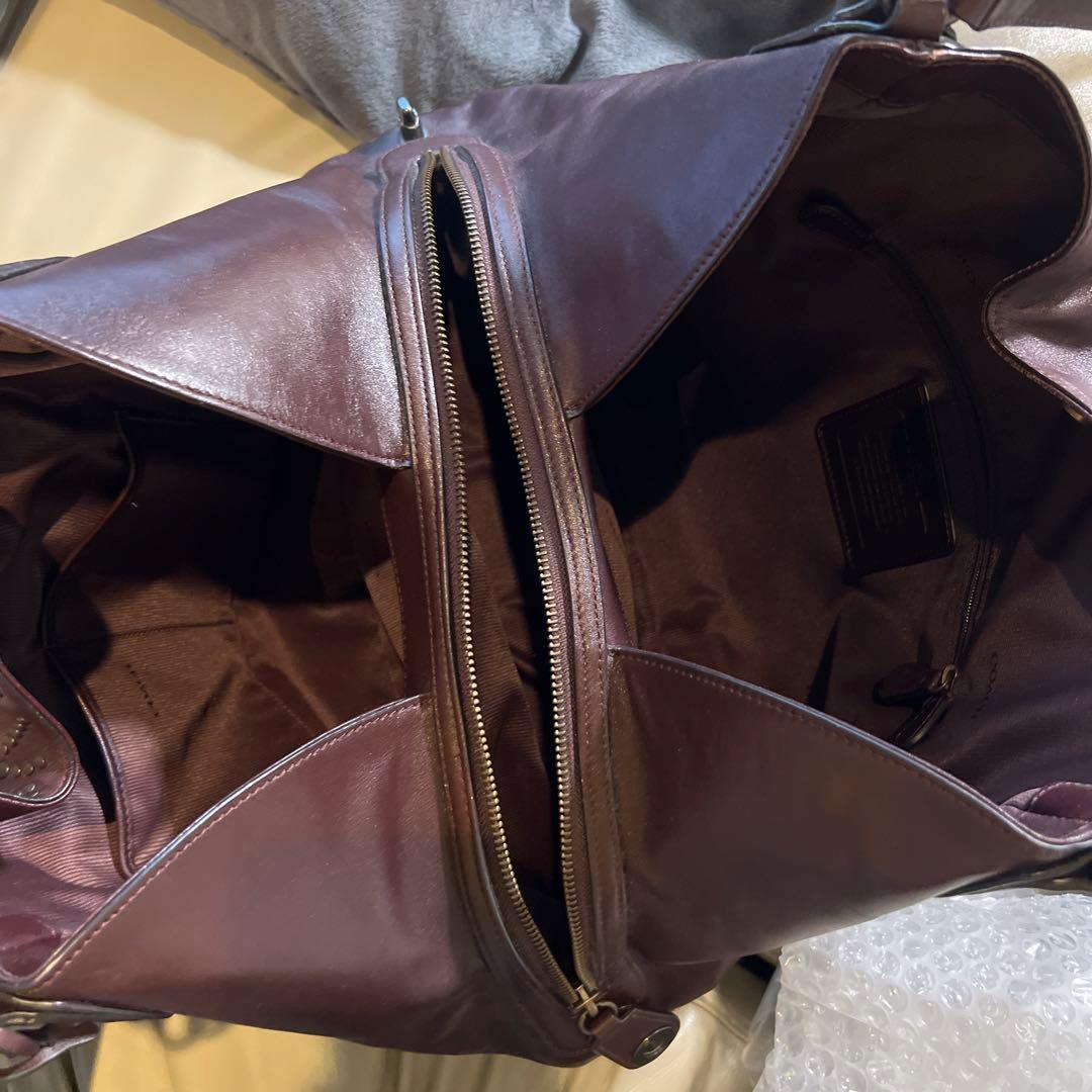 coach ショルダーバック　スタッズ