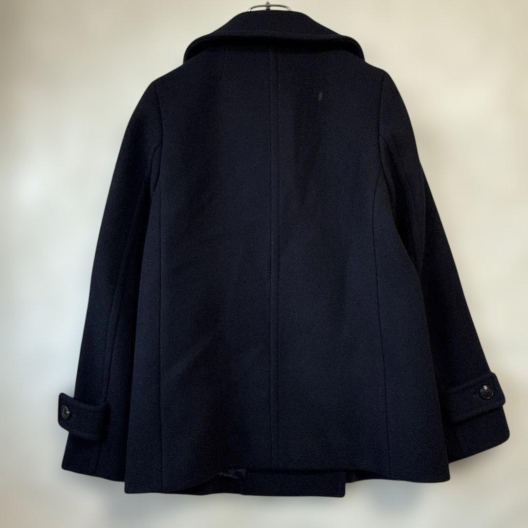 ドゥーズィエムクラス ピーコート P ウールコート ダブルブレスト ネイビー