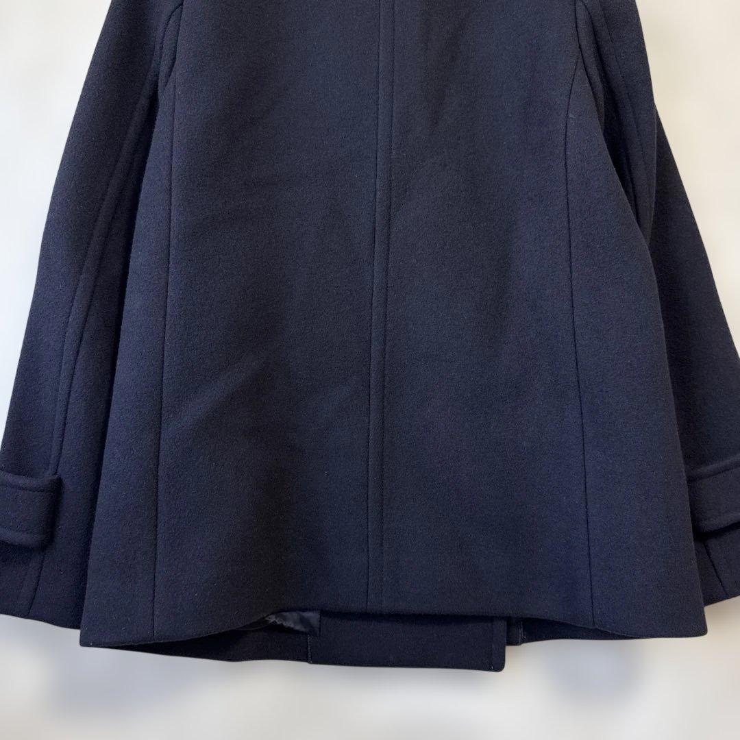ドゥーズィエムクラス ピーコート P ウールコート ダブルブレスト ネイビー