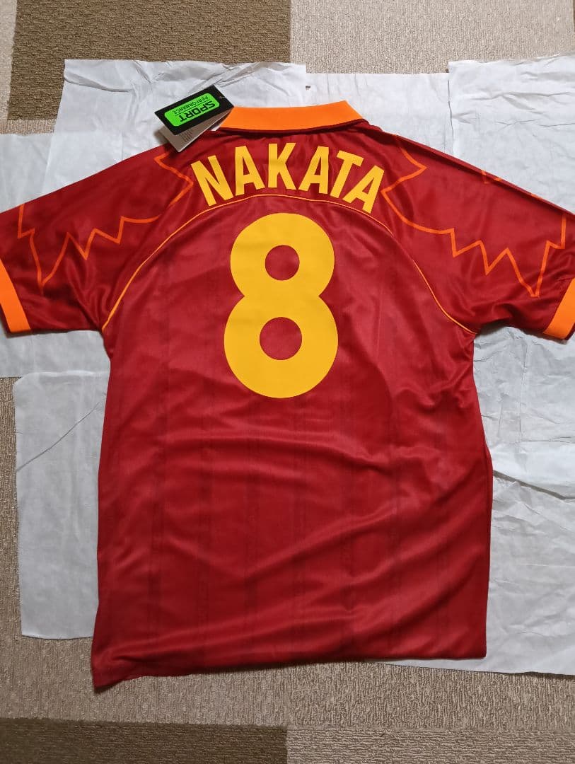 ASローマ DIADORA 中田英寿#8 ユニフォーム新品 Lサイズ