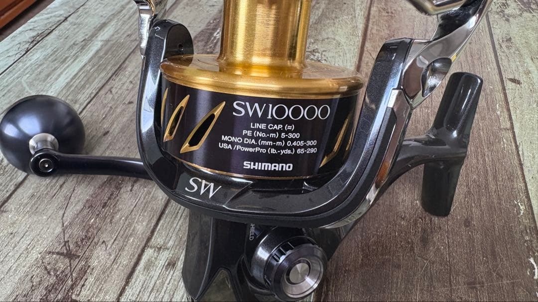 13ステラ10000 PGスピニングリール、別スプール付き