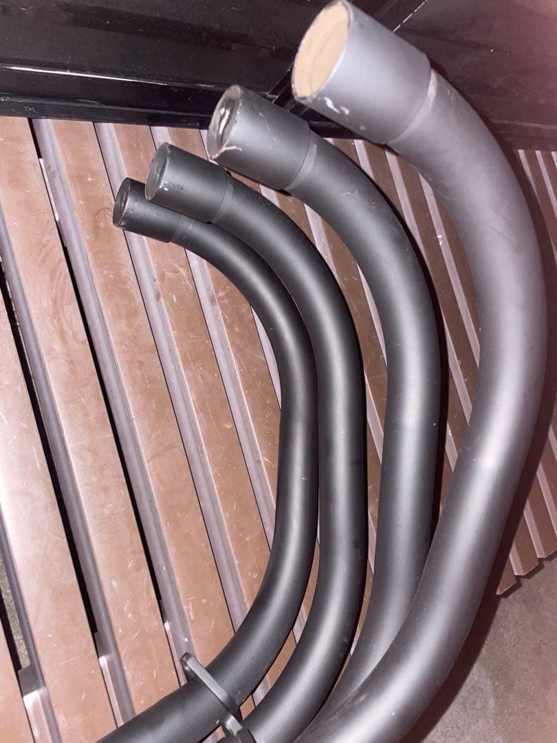 ゼファー400/χ　ショート管 　ZⅠ/Ⅱタイプ　マフラー ブラック+おまけ付き