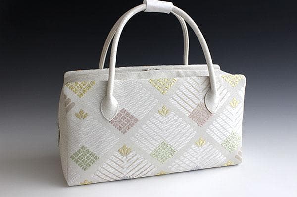 新品未使用 ！！特別セール！！京都 西陣 正絹 帯使用 利休バッグ 25913