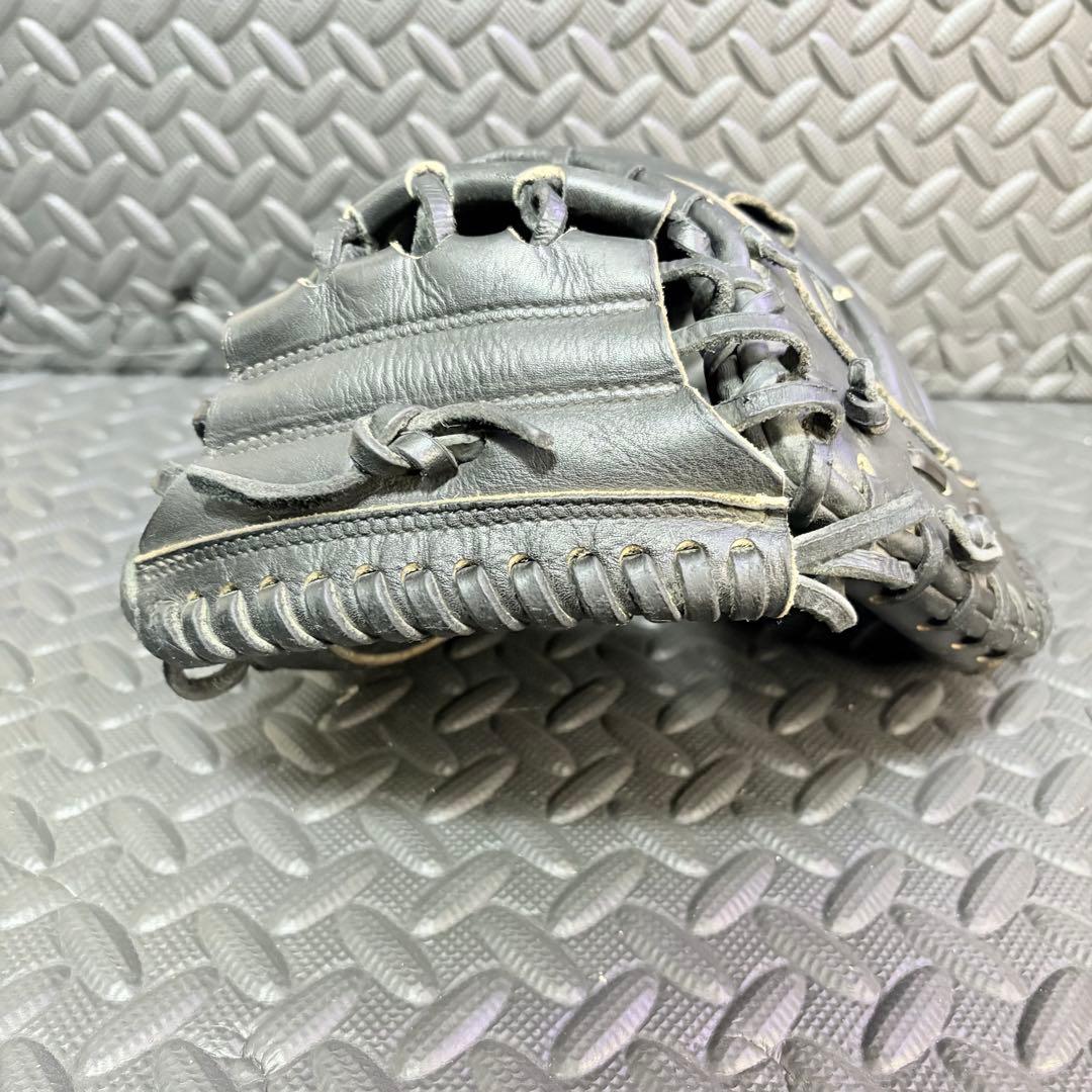 【旧ロゴ 希少】ZETT 硬式キャッチャーミット ブラック