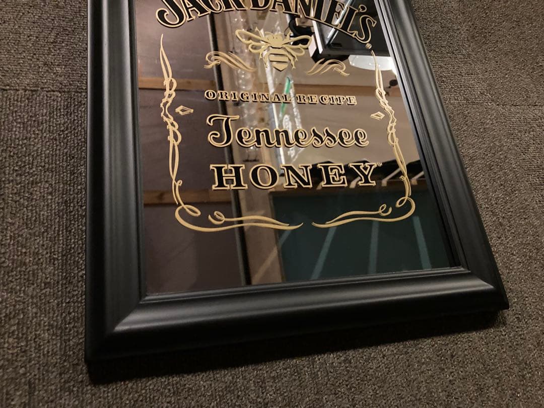 ジャックダニエル パブミラー アメリカン 雑貨 レトロ アンティーク 鏡 看板