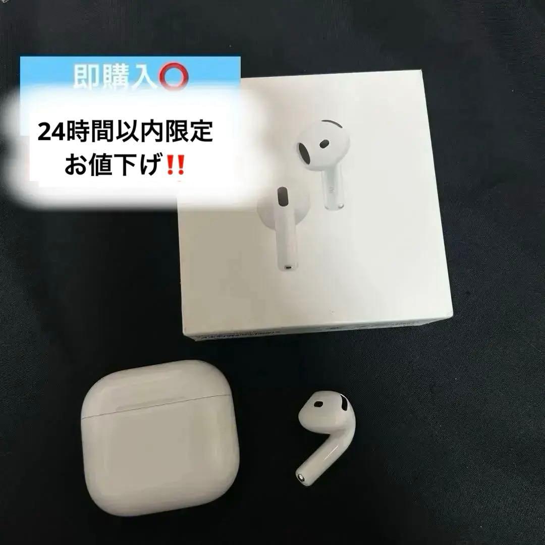 AirPods4 本体 ￥2,9800ノイズキャンセリング搭載、ケース・片耳（R
