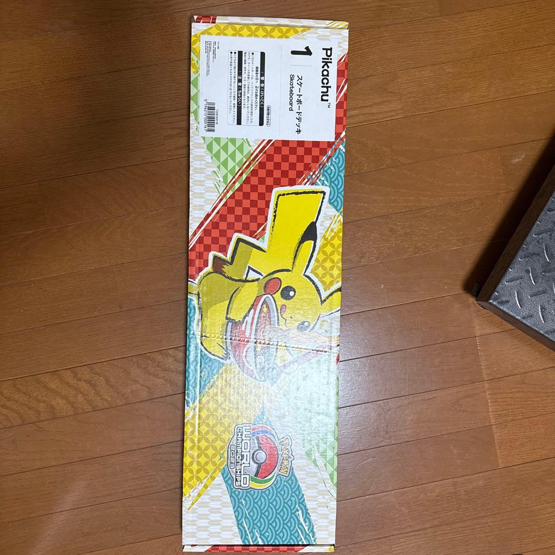 スケートボード　デッキ　ピカチュウ ポケモンワールドチャンピオンシップス2023