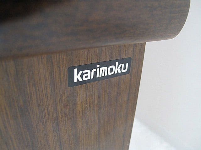 美品 カリモク 「コロニアル」 大型ブックシェルフ　W180ｃｍ　　本棚/書棚