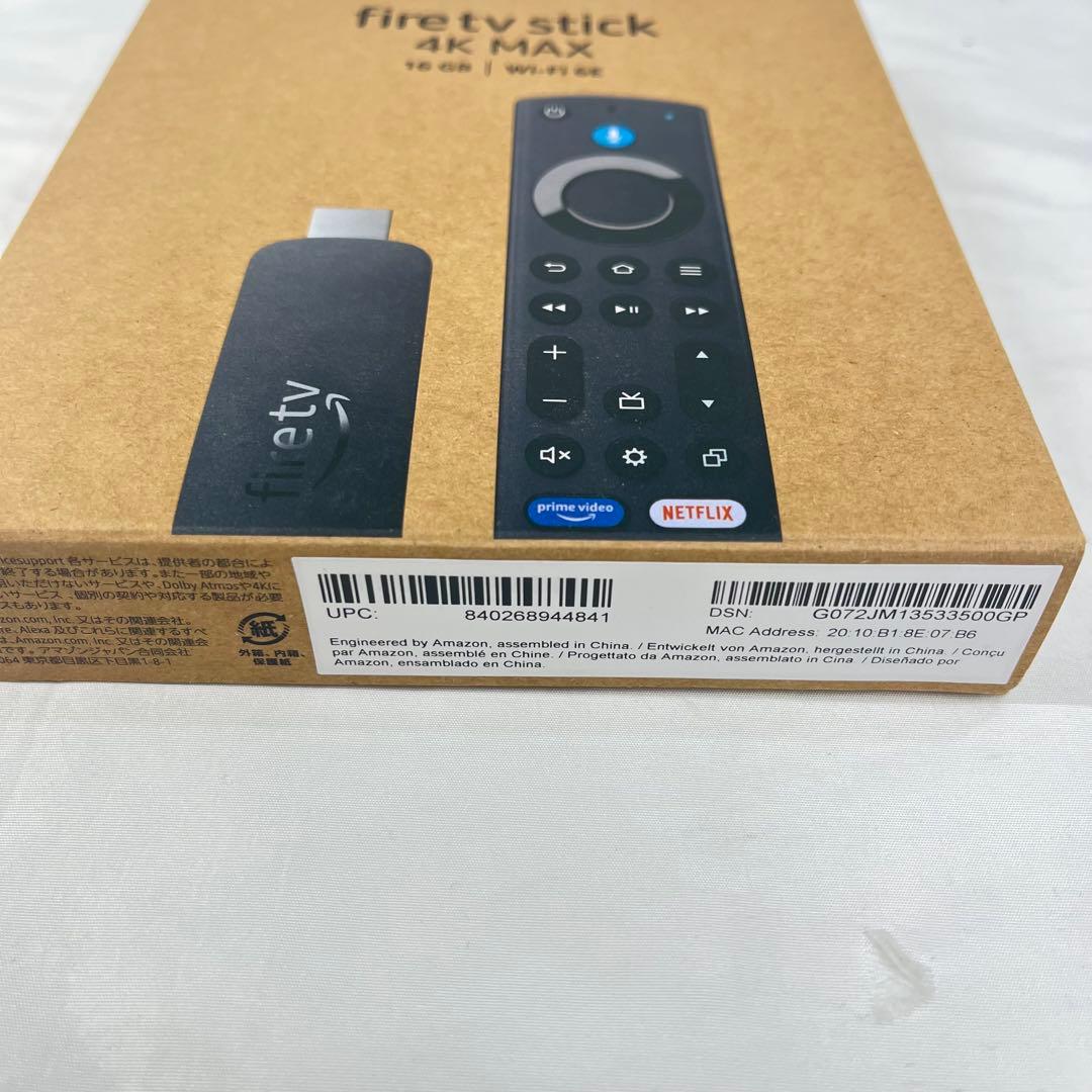 Amazon アマゾン Fire TV Stick 4K Max 16GB