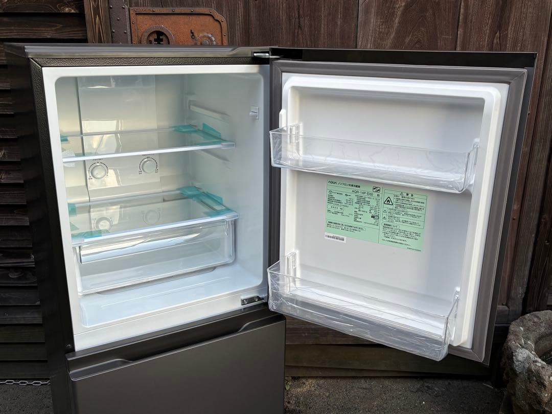 単身用　アクア2ドア冷蔵庫　AQR-14P(DS)　2024年製　仙台　宮城