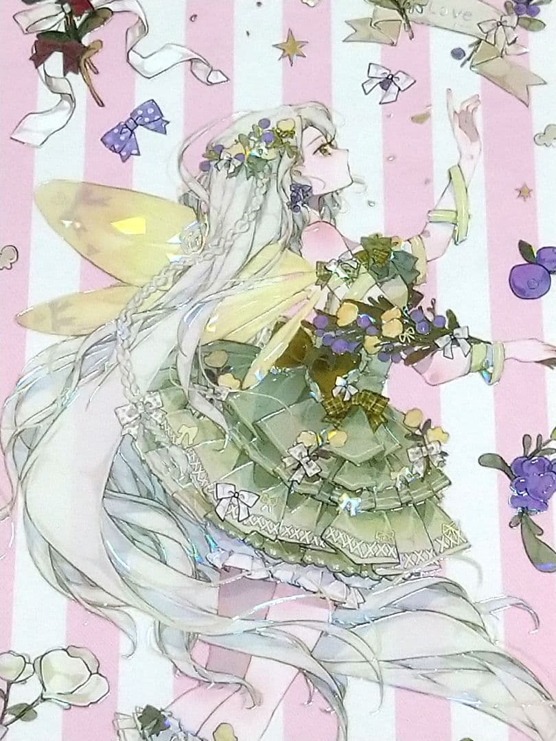 J1106＃花灵仙境(贝壳光)Dailylife切り売り海外人物マステ女の子