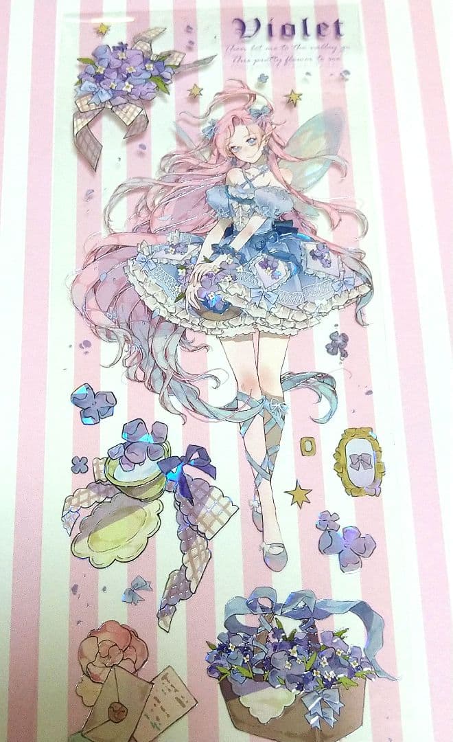 J1106＃花灵仙境(贝壳光)Dailylife切り売り海外人物マステ女の子