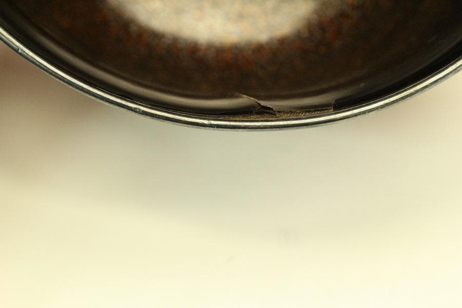 朱塗刷毛目 鴛鴦蒔絵 椀 一対 時代物(ZE659)