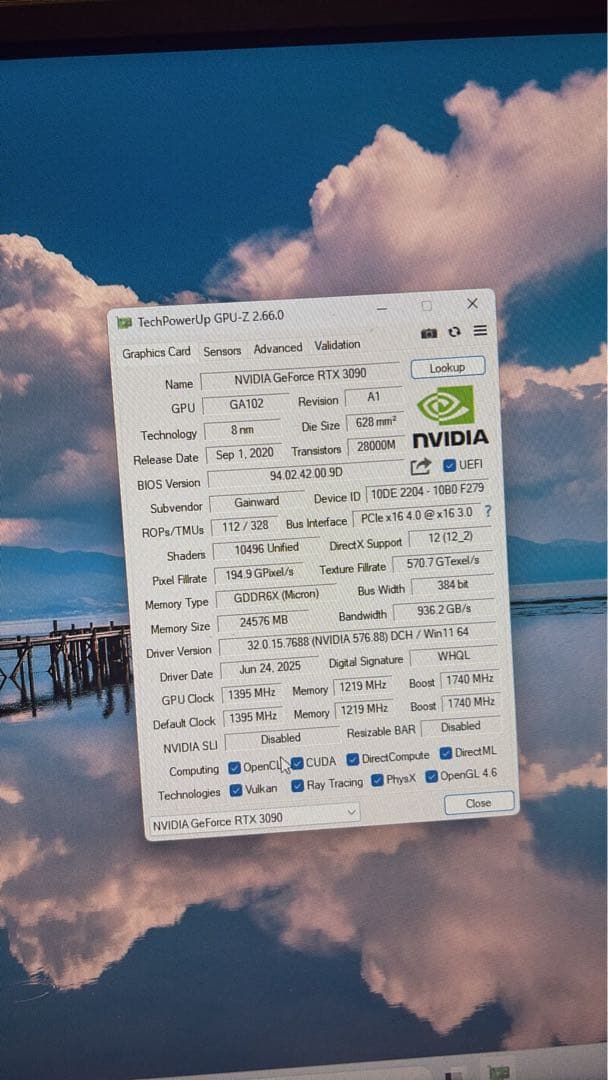 GAINWARD GeForce RTX 3090 24GB グラフィックボード