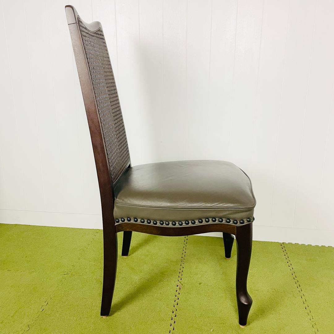 maruni マルニ ダイニングチェア ベルサイユ猫脚 籐 ハイバック③/④