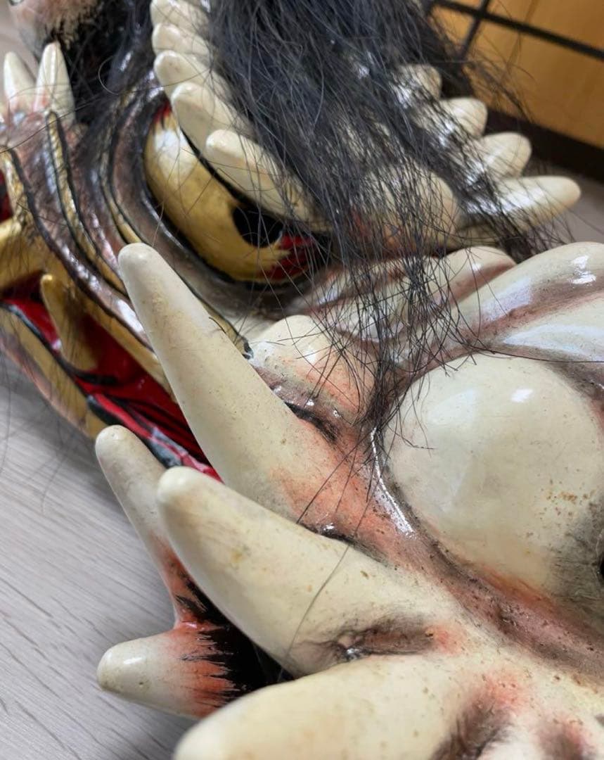 ね*ン様 神楽　大蛇　お面　石見神楽