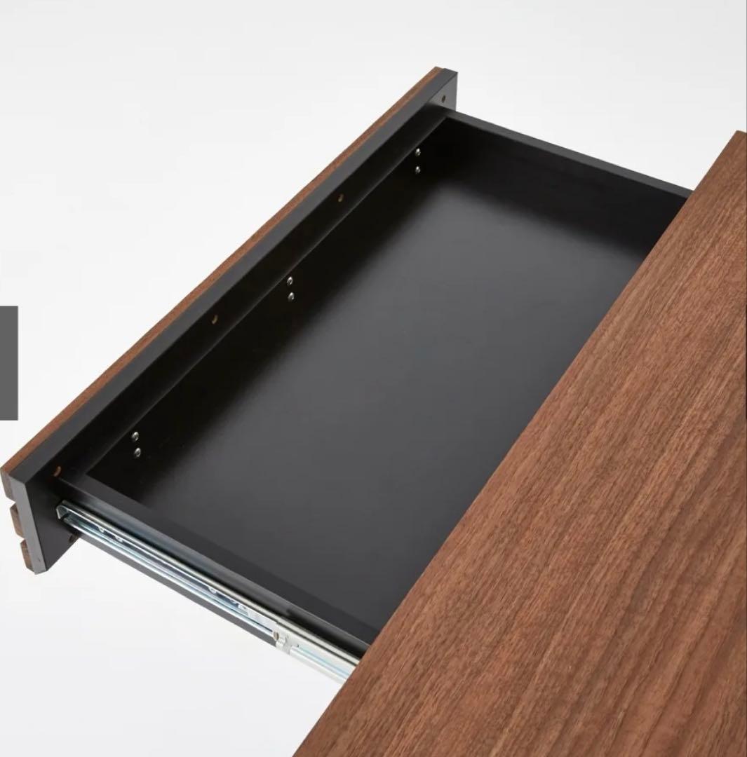 dinos 引き出し付きデスク 薄型ホームオフィス デスク 幅120.5cm