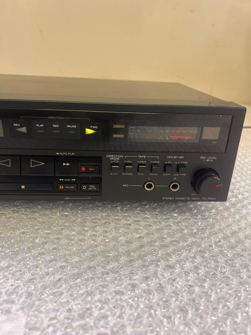 Sony カセットデッキ ドルビーNR機能搭載 TC-R303 通電確認のみ