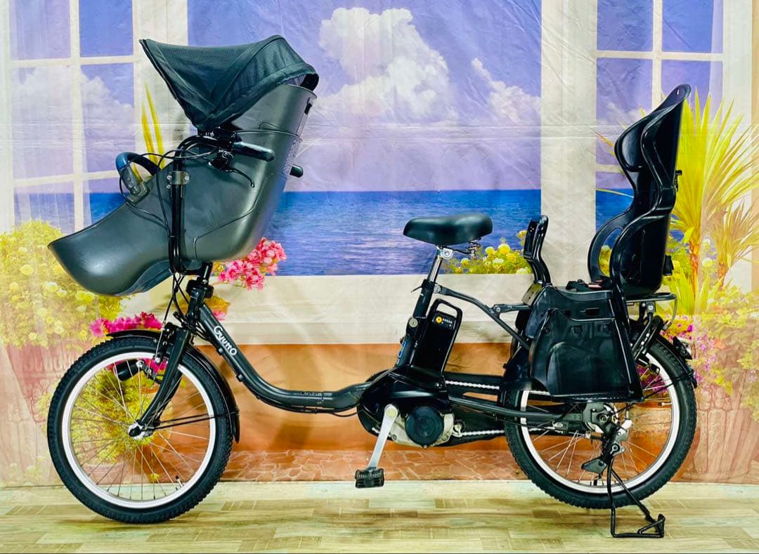 高年式ギュットクルーム2019年モデル⭐️パナソニック子供乗せ電動自転Y3182