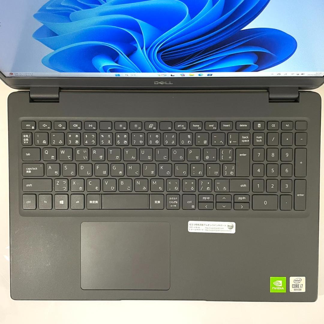 ★第10世代i7★ テンキー付き SSD512GB 大画面 DELL MM3
