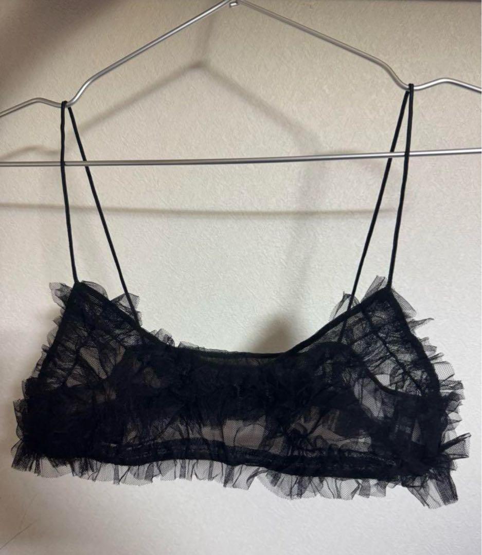 todayful Frill Tulle Bustier トゥデイフル ビスチェ