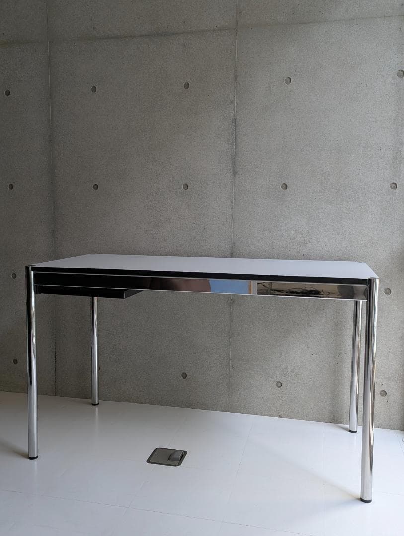 【美品】USM Haller ハラー テーブル 60×125 引き出し付