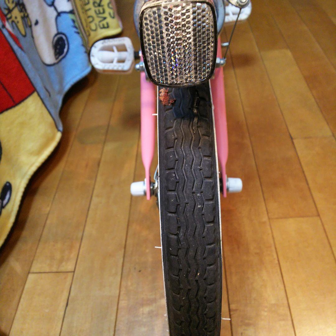 【神奈川県・東京23区お届け可】室内保管 幼児用自転車 16インチピンク