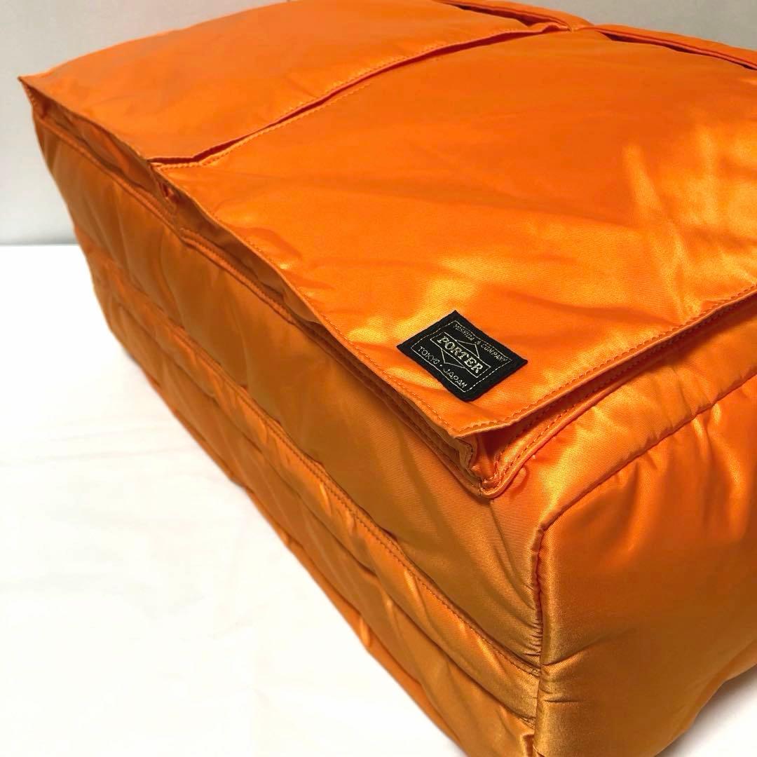 新品同様✨激レア ポータータンカー ボストンバッグL ショルダーバッグ オレンジ